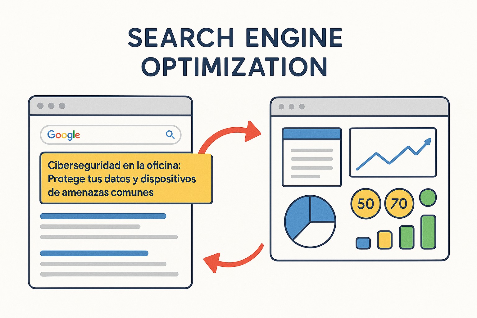 Empleado usando una VPN para asegurar su conexión en una cafetería