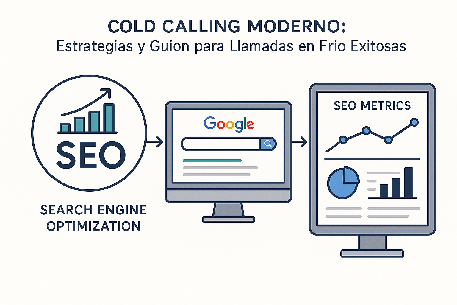 Diagrama sobre cold calling estrategias efectivas