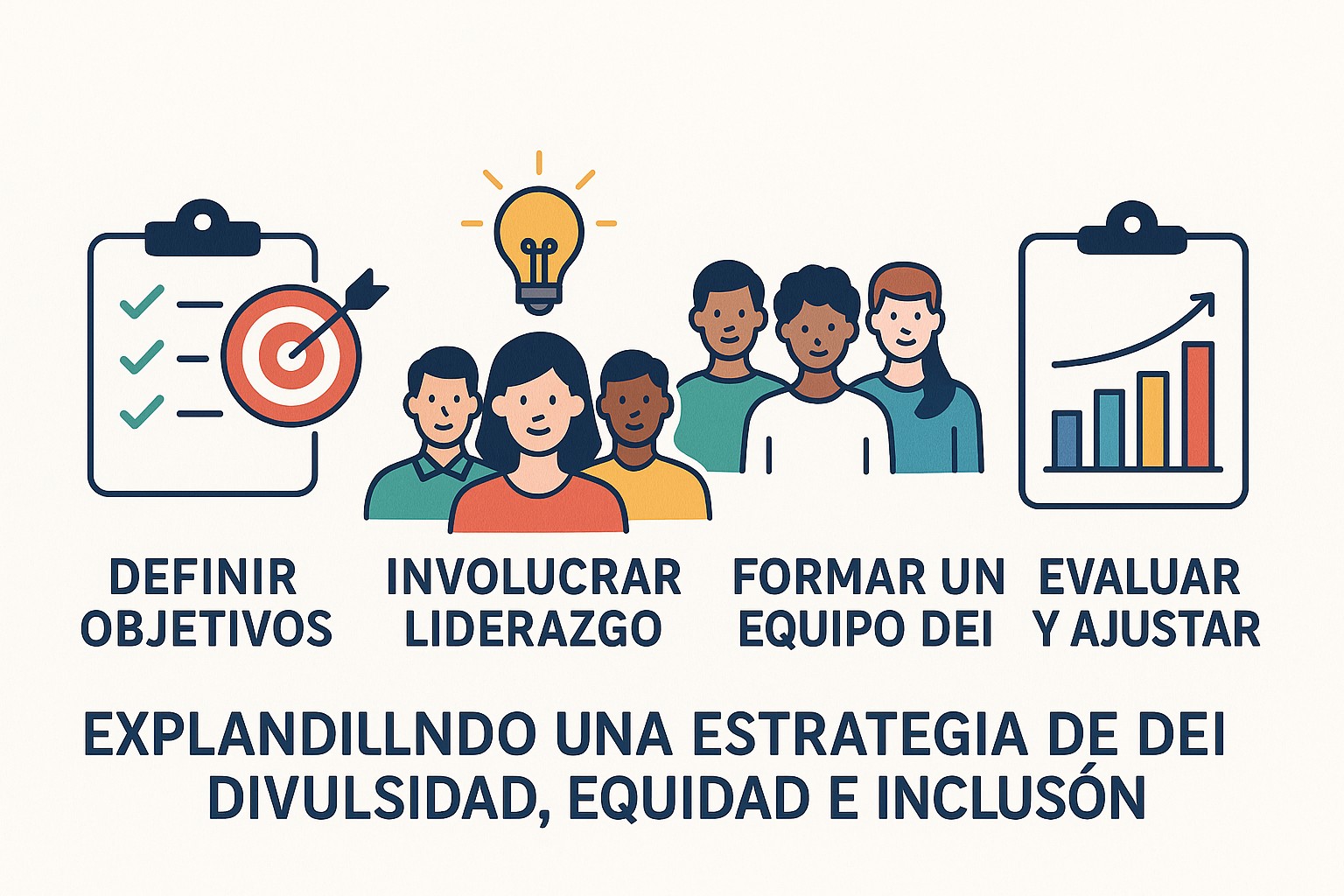 Un grupo de empleados diversos participando en un taller interactivo sobre diversidad e inclusión, con un facilitador liderando la discusión