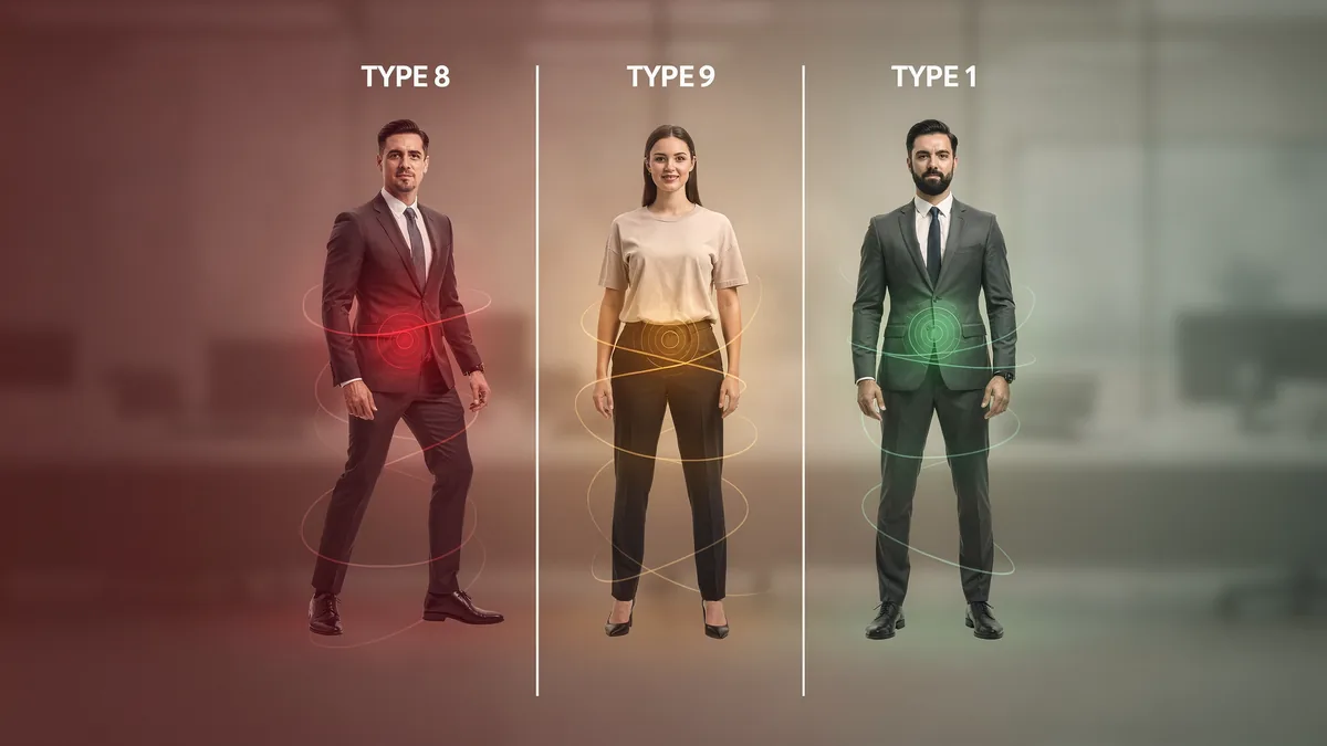 Centro Corporal del Eneagrama (Tipos 8, 9 y 1): Instinto y Acción