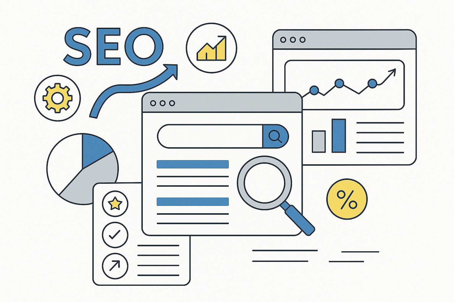 Ilustración sobre estrategias instagram marketing negocios