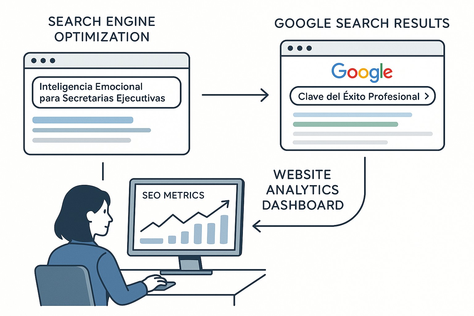 Una secretaria ejecutiva gestionando un calendario complejo en una tablet, mostrando organización y resiliencia bajo presión