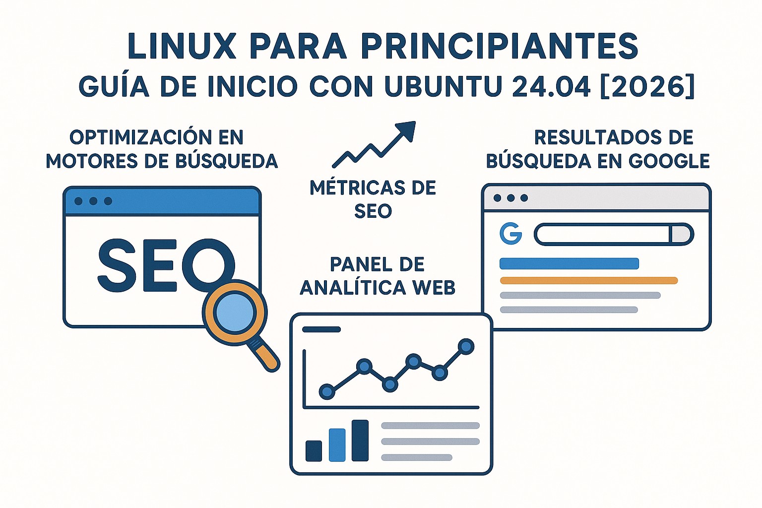 Ilustración sobre linux para principiantes ubuntu