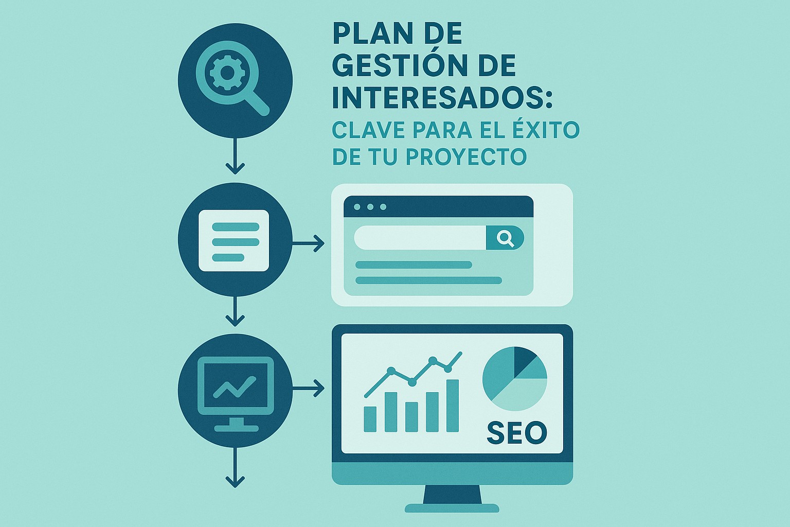 Infografía: guía visual con conceptos y datos clave sobre plan de gestión de interesados: clave para el éxito de tu proyecto