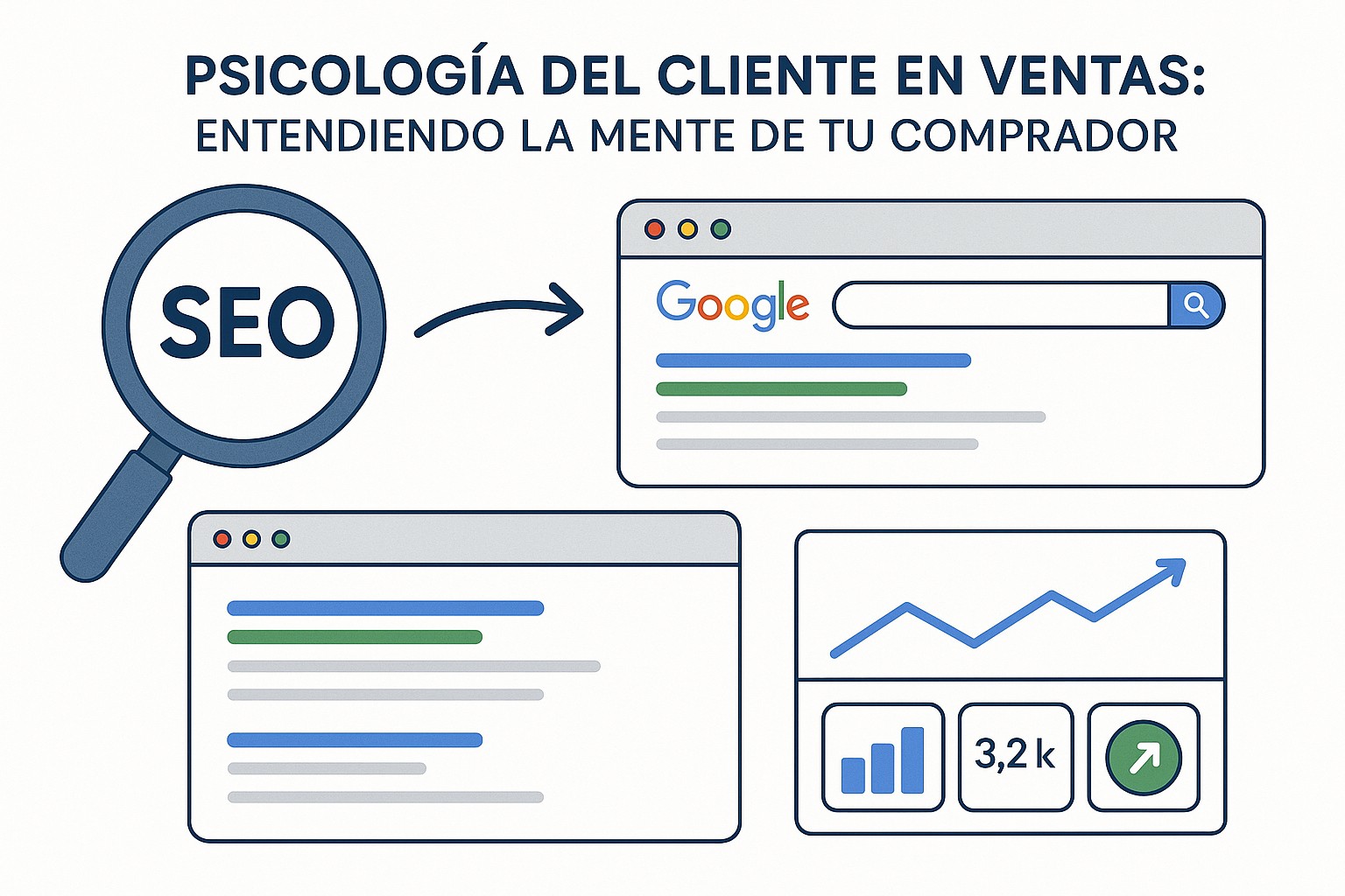 Diagrama sobre psicologia del cliente ventas