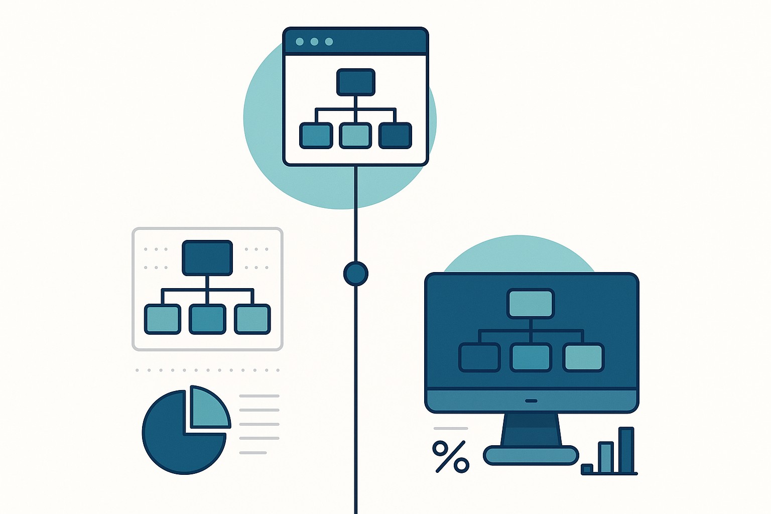 Infografía: conceptos clave de Qué es la Estructura de Desglose del Trabajo (EDT/WBS) y Cómo Crear una