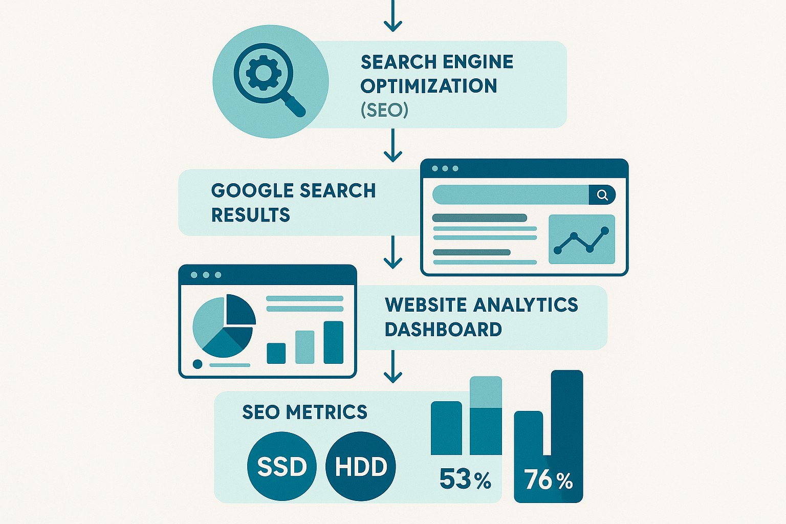 Infografía: guía visual con conceptos y datos clave sobre ssd vs hdd: diferencias, tipos nvme/sata y cuál elegir [2026]