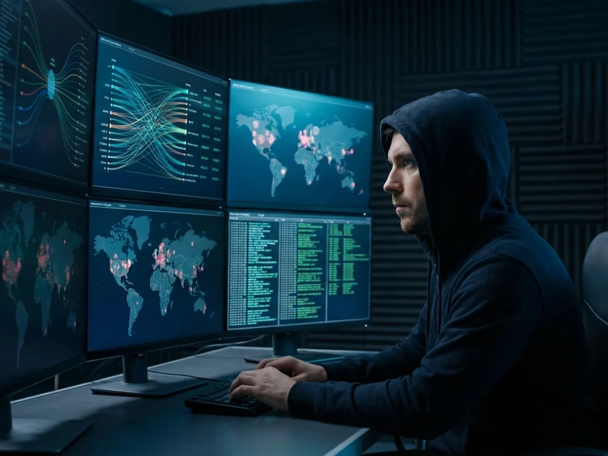 Especialista en Ciberseguridad monitoreando amenazas en Uruguay